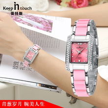 . Ladies Square Clock Luxury Women Wrist Watches personality