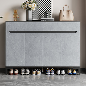 门口鞋架防尘一体柜家用轻奢玄关柜大容量多层置物收纳储物鞋柜