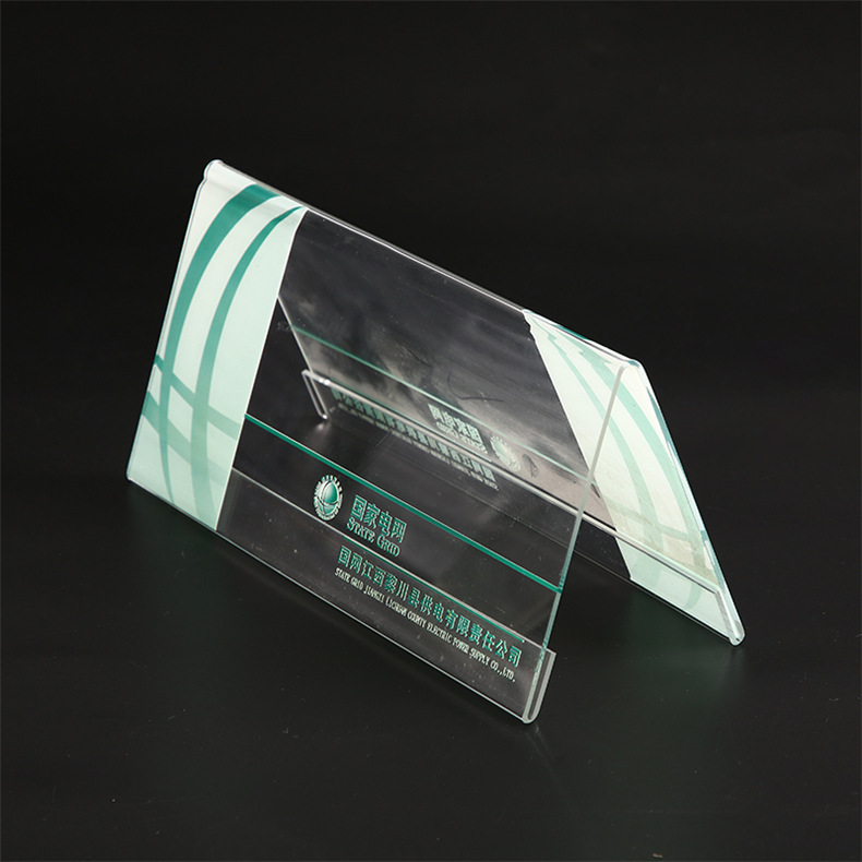 三角会议牌 加厚桌牌 优惠亚克力展示桌牌 新款双面台牌台签台卡