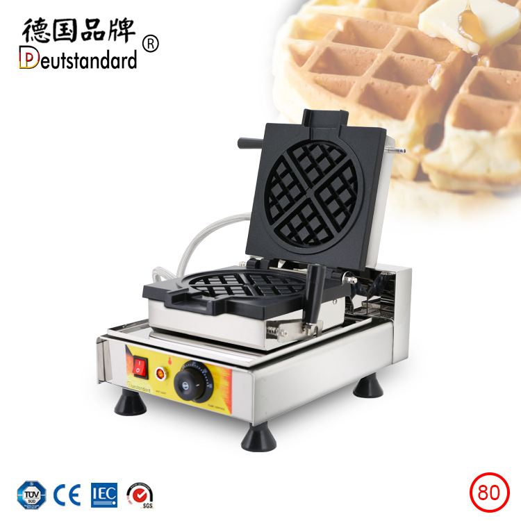 商用比利时华夫饼机belgium waffle华夫烤饼设备三角华夫点心设备