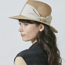 夏季石原里美同款礼帽高品质手工编织草帽简约时尚百搭女士帽子