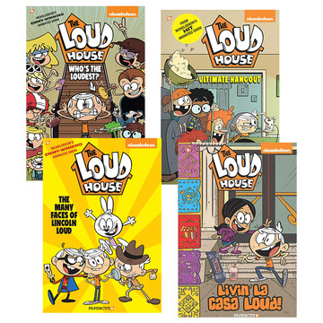 喧闹一家亲8-11册套装the loud house英文原版书儿