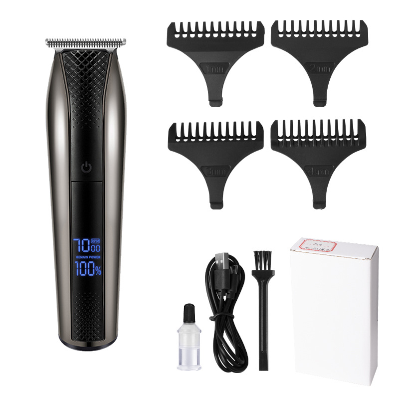 Cross-Border Hot Selling Men's Hair Clipper Professional Shaving Hair Clipper Electric Hair Cutter Electric Clipper Oil Head Clippers Bald Haircut