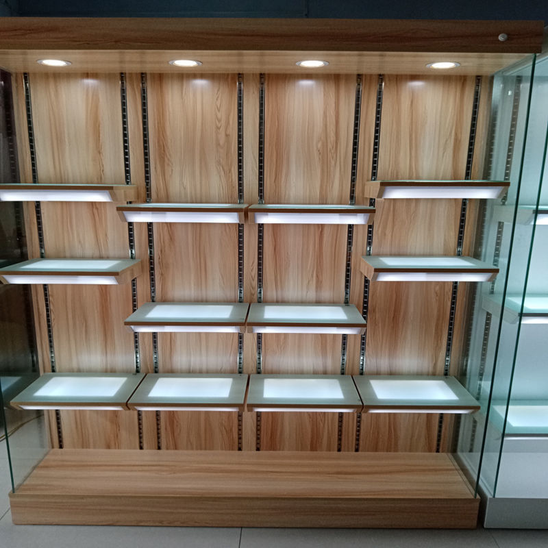 手办实木动漫手办展示柜乐高模型柜荣誉证书展柜柜子高达货架多层