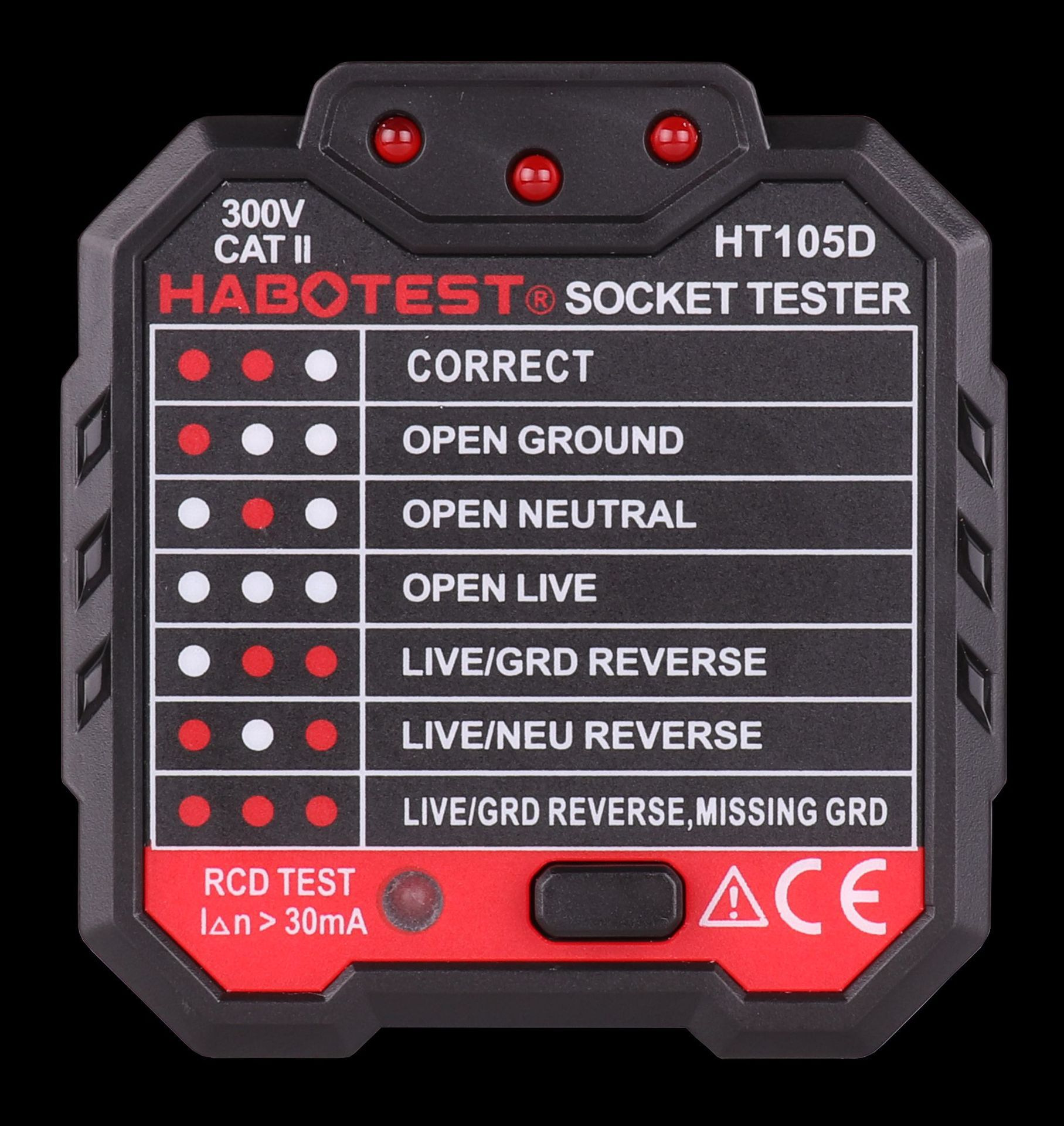 ht105d欧规插座测试仪电源插座测试验电器插座检测器-阿里巴巴