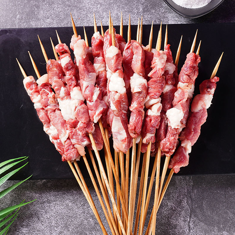 羊肉串腌制入味烧烤食材半成品烤肉烤串羊肉生鲜肥瘦相间不膻不腻