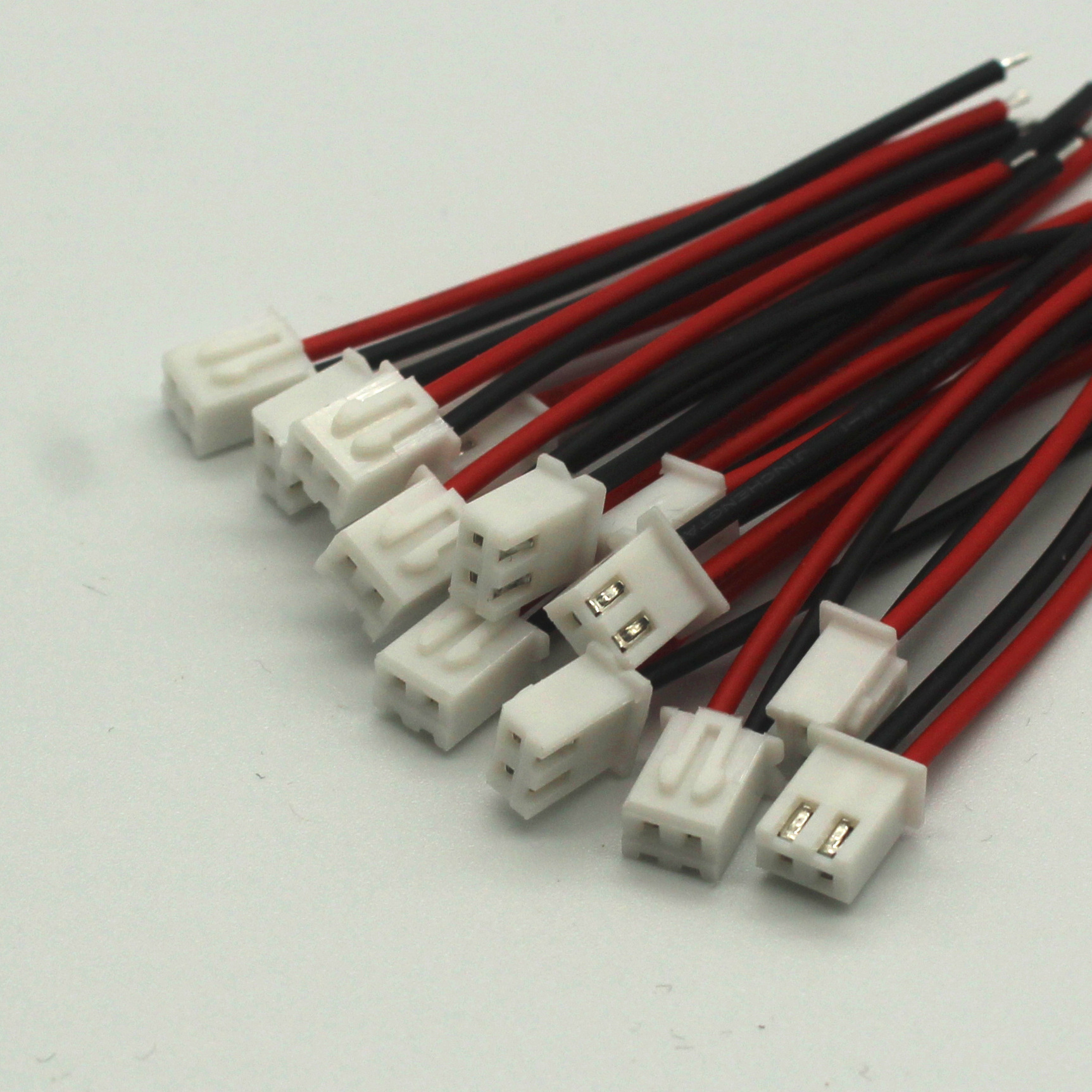 线束厂家批发2p线xh254ph20端子线间距100mm端子线连接线束