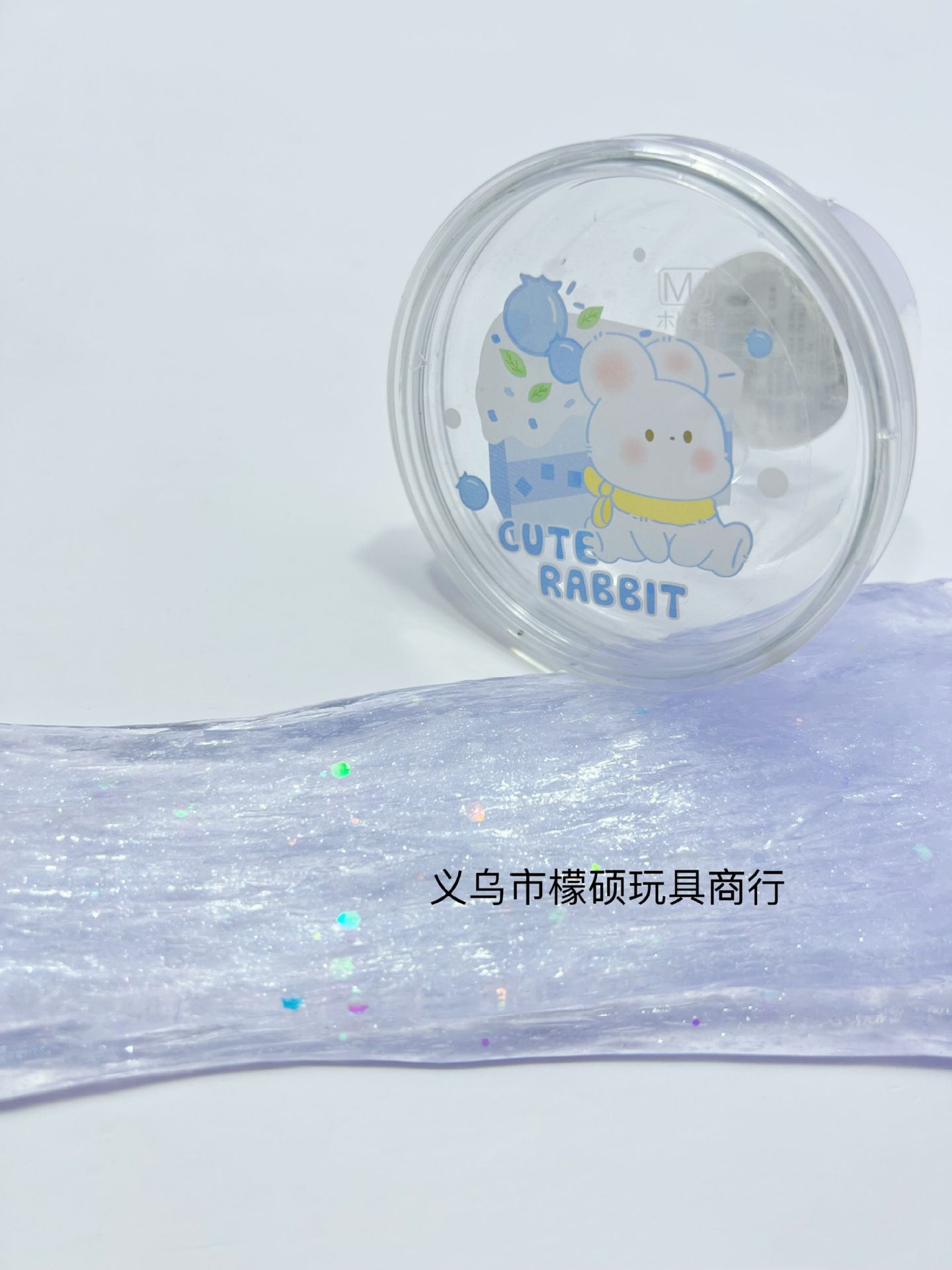 M Sweetheart Rabbit Foaming Glue Has Good Tensile Property Three Certificates Complete Rest Assured to Play Slim Fun High Transparency Crystal Mud