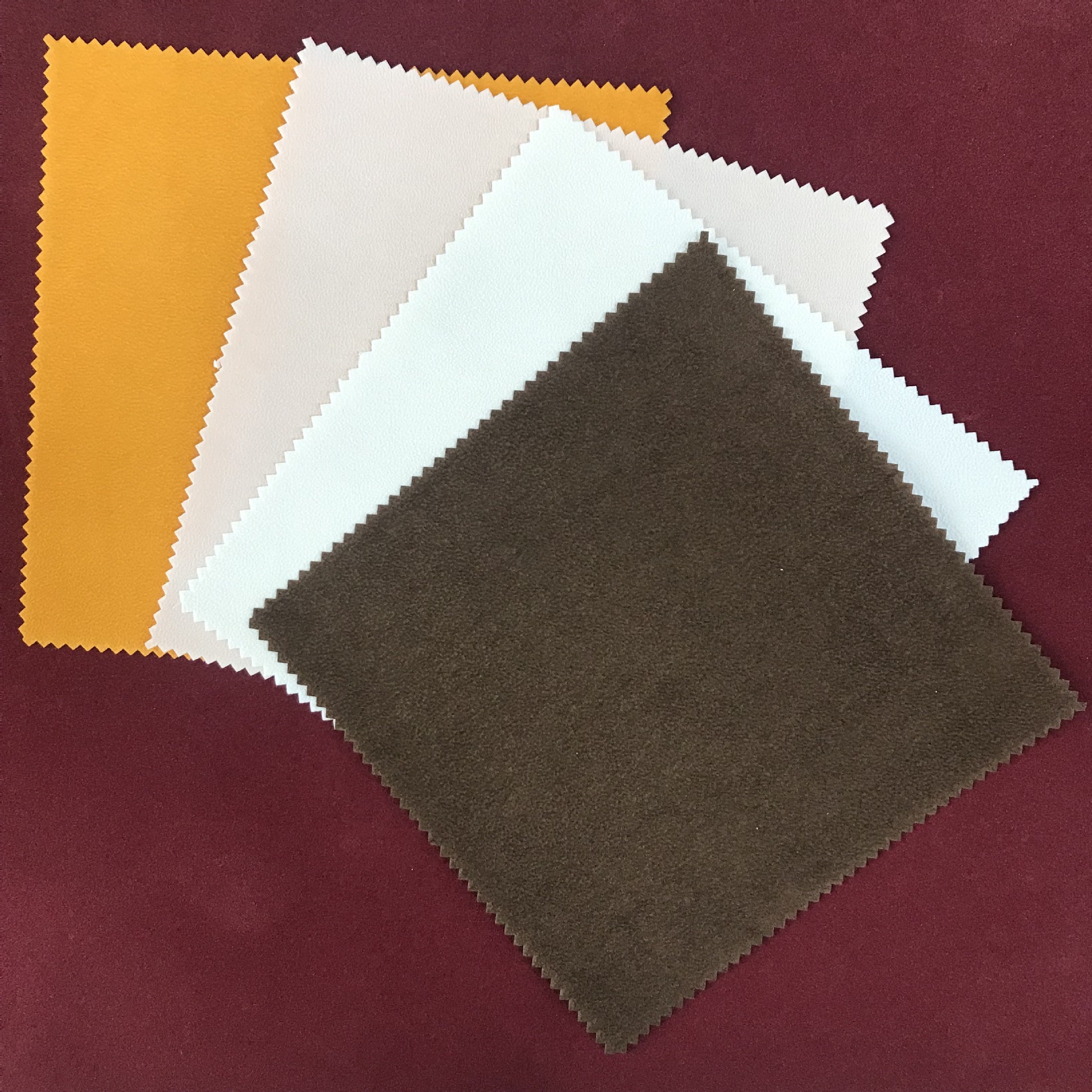 现货批发珠粒绒绒布手首饰盒表盒眼镜盒内衬展示布白色短毛植绒布