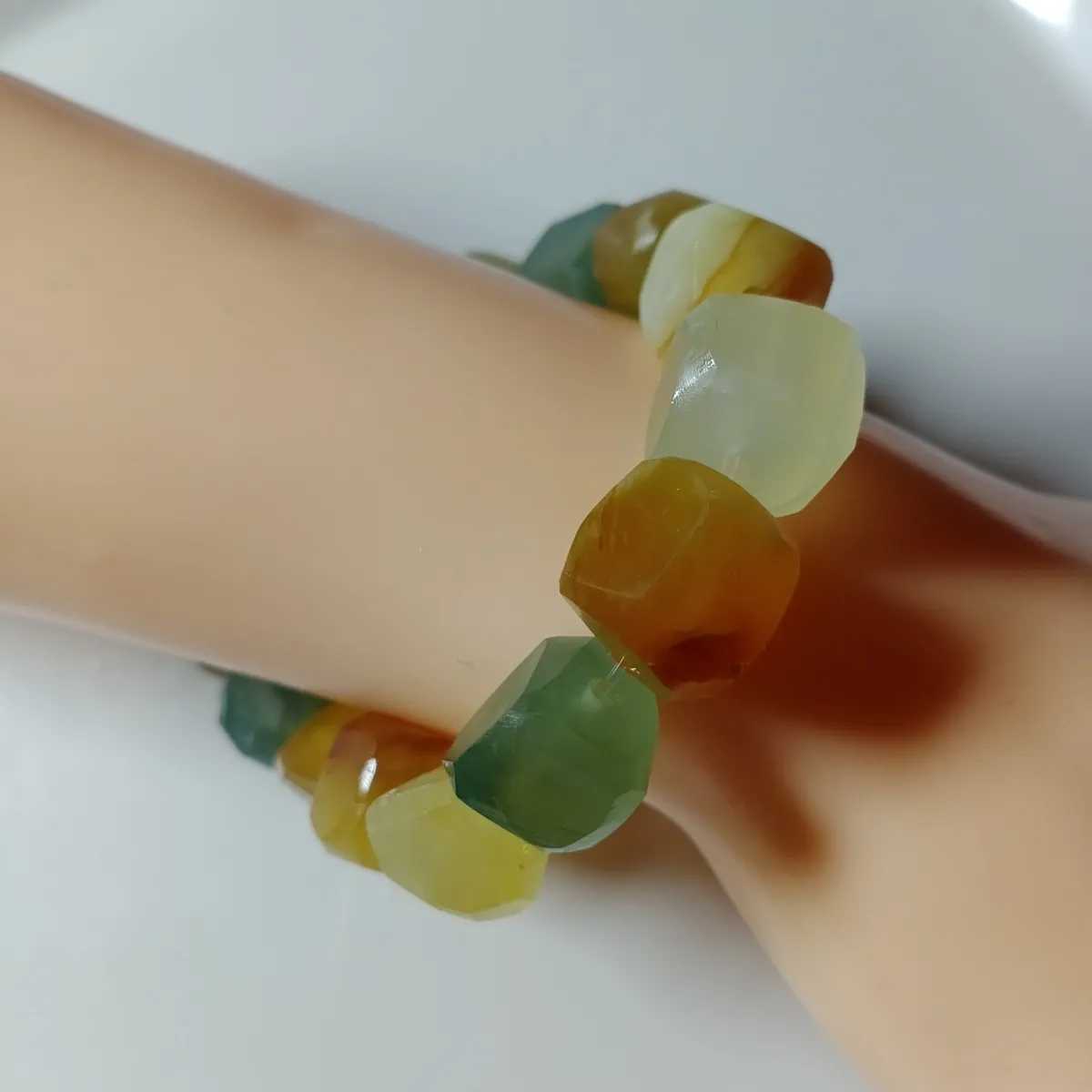 岫玉手链手串多宝天然多色辽宁岫岩源头工厂直供批发送礼纪念品