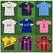 纪念欧冠足球杯巴萨球衣10号梅西欧冠巴塞罗那短袖男女纯棉t恤夏