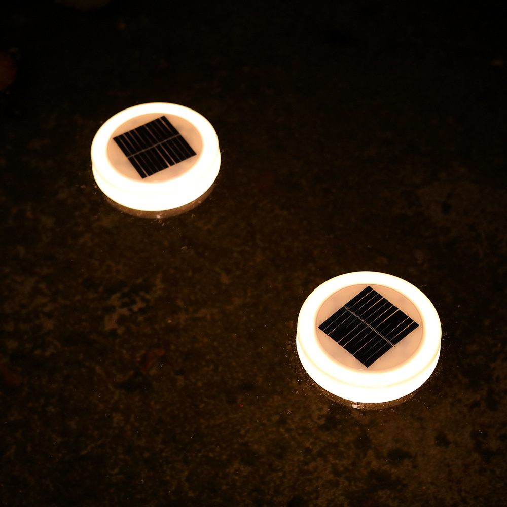 太阳能水漂灯泳池灯户外防水草坪灯rgb水面水池led温泉装饰浮水灯