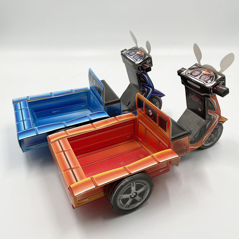 冥府纸扎三轮车祭祀殡葬用品烧纸清明上坟扫墓元宝金条冥币