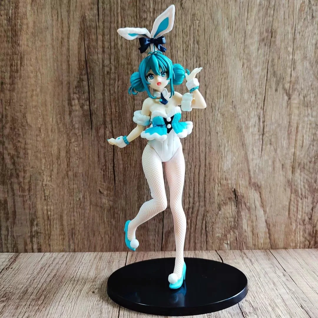 动漫批发 初音 miku 兔女郎 白兔 初音 ver. 站姿 模型盒装手办