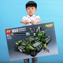 正博新款军事系列大盒科技启蒙拼装积木男孩生日玩具机构