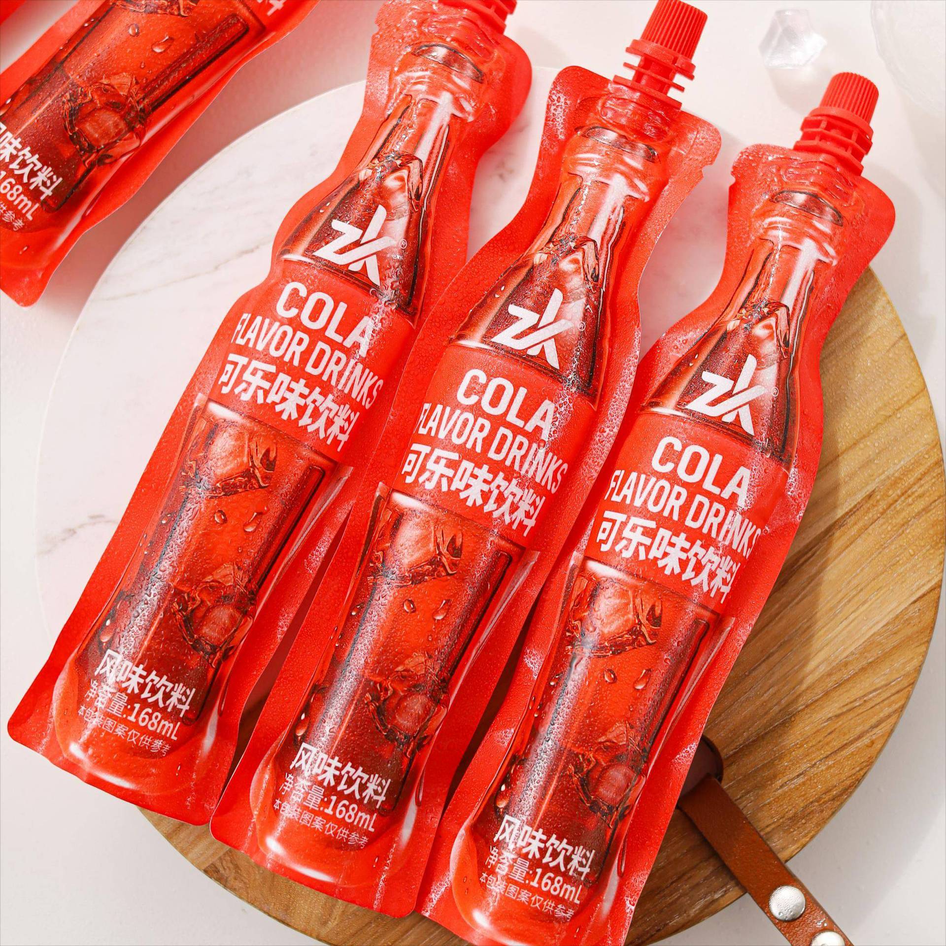 可乐味碎碎冰168m*10支l吸吸冻童年怀旧棒棒冰儿童零食吸吸饮料