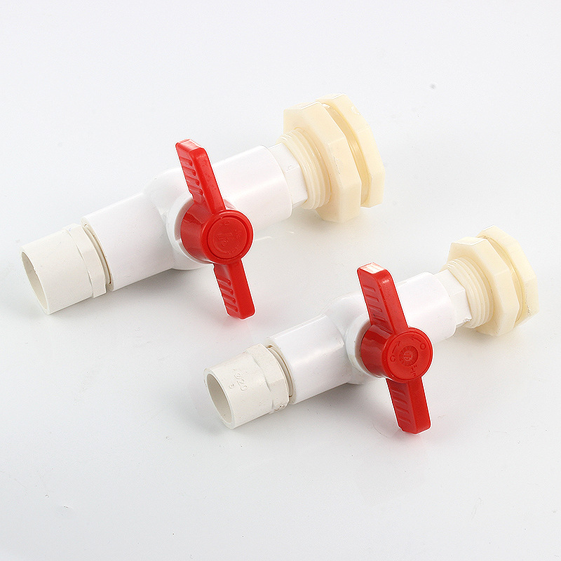 其他品牌水箱接头pvc承插式储罐接口pe容器水桶塔直插式粘接头4分-4寸