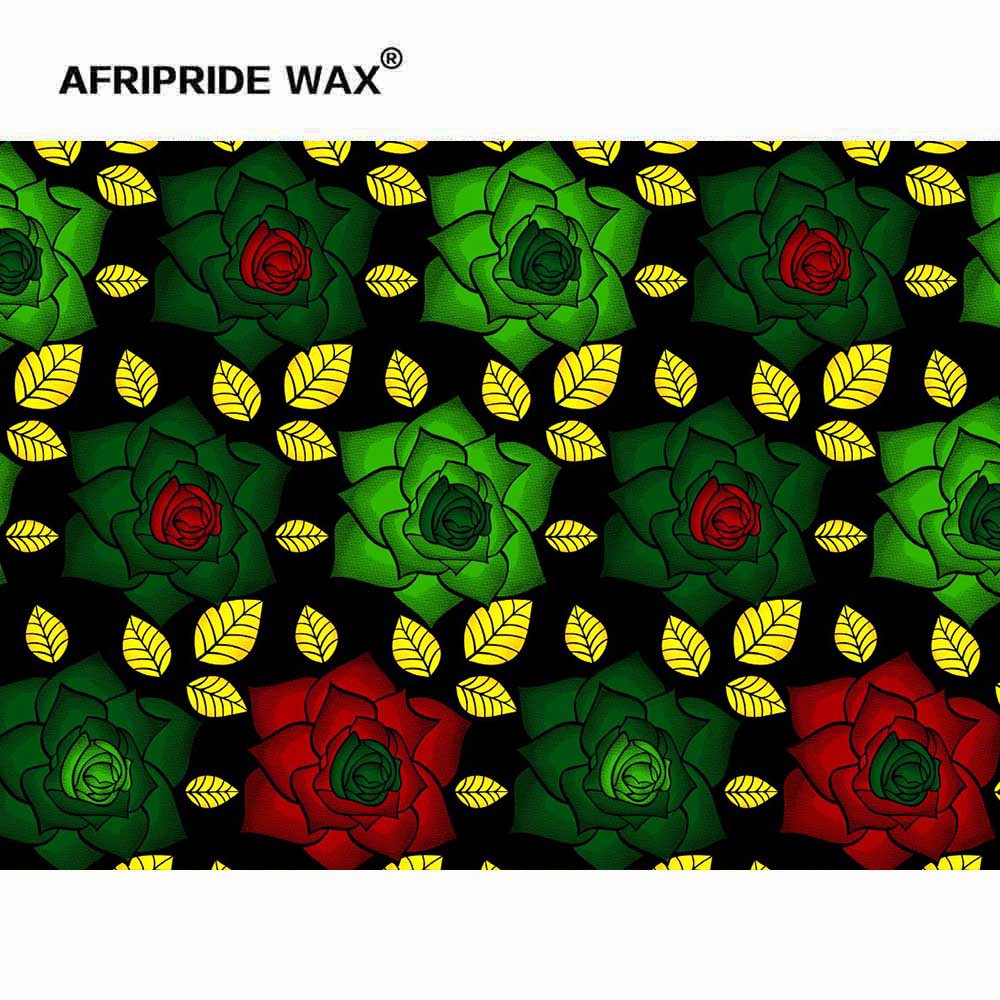 Foreign Trade African Market National Style Printing and Dyeing Cerecloth Cotton Printed Fabric Afripride Wax