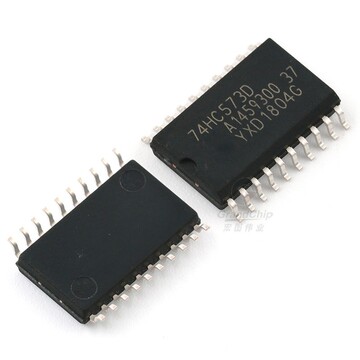 宏图伟业 74hc573d 三态输出8bit位d型触发器闩锁存器 集成电路