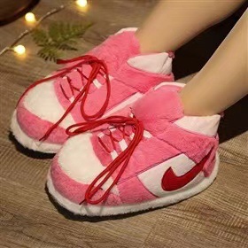 plush cotton shoes big head shoes warm and comfortable home trend