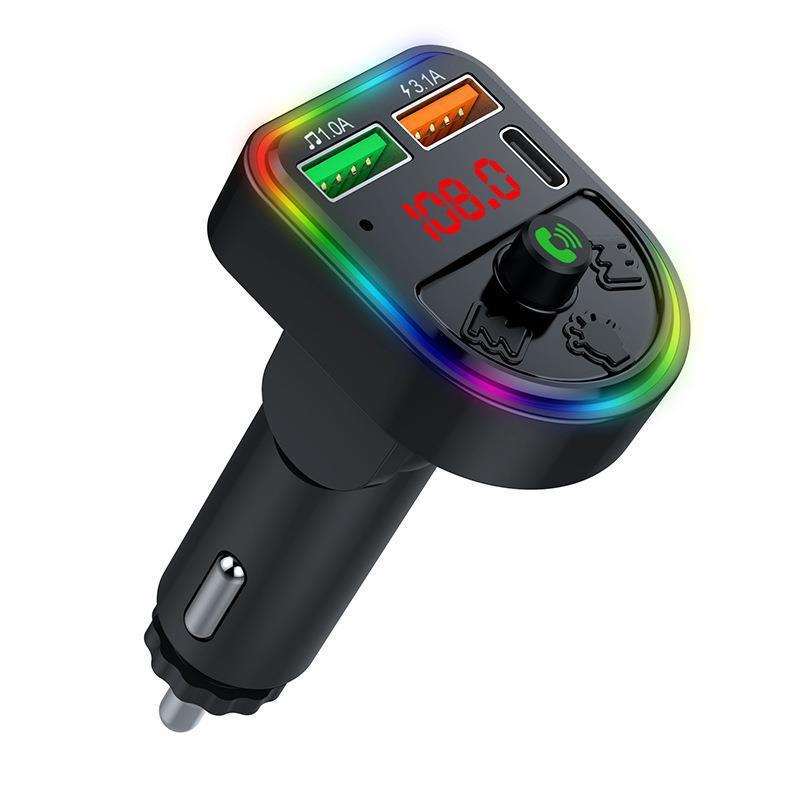 Car MP3 Bluetooth Player Car P20/21 Receiver Charger U Disk Type Lossless Sound Quality FM Transmitter