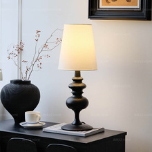 美式复古高级感台灯现代新中式设计师客厅书房卧室装饰床头灯