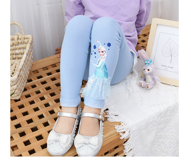 女童打底裤秋装新款2022童装小女孩公主裤子跨境亚马逊一件代发棉