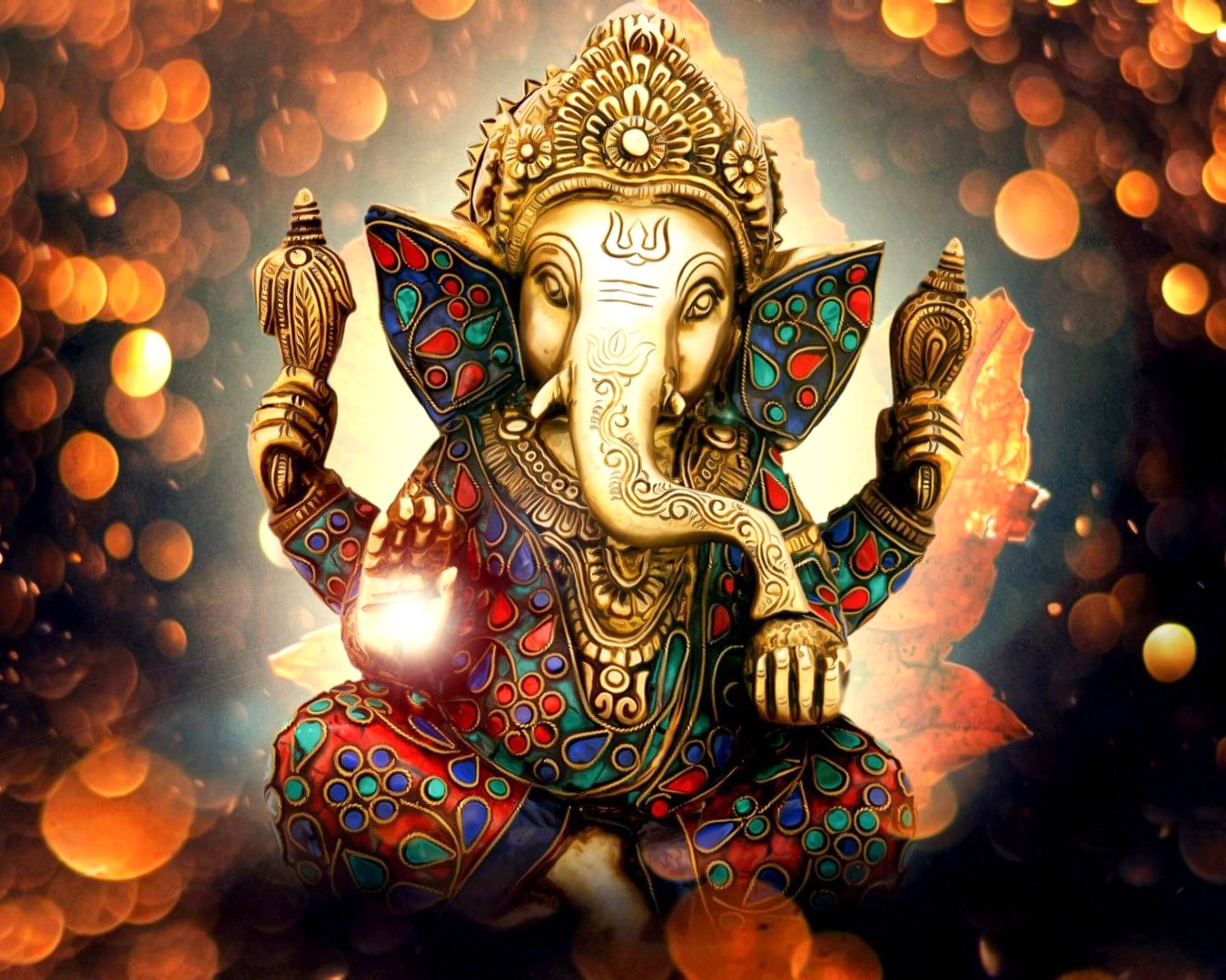 外贸款印度神象装饰挂画 个性定制diy数字油画 厂家定制数字油画