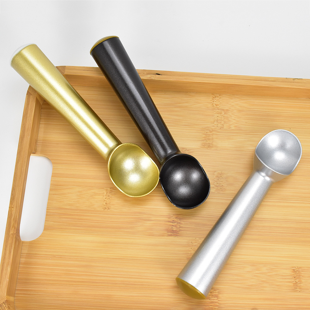 铝合金雪糕勺 冰淇淋西瓜水果挖球器 自融式不粘雪糕勺