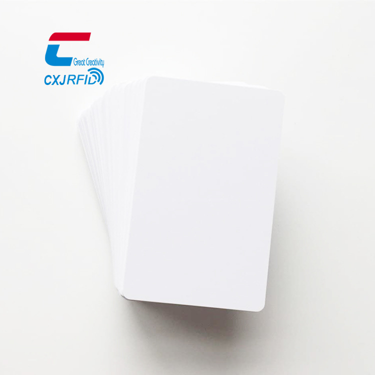 cr80白卡工作证卡 空白卡pvc塑料打印卡uv热升华喷墨 涂层pvc白卡