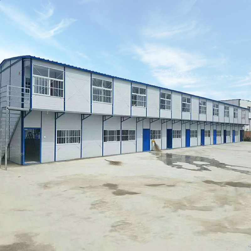 工地临时可住人办公可移动式集装箱活动房活动板房彩钢房打包箱房