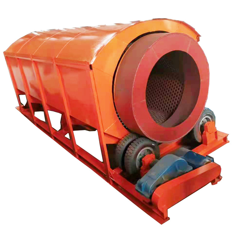 六角滚筒筛砂石垃圾废料筛分机圆筒筛洗矿渣回转筛选机钢渣筛洗机