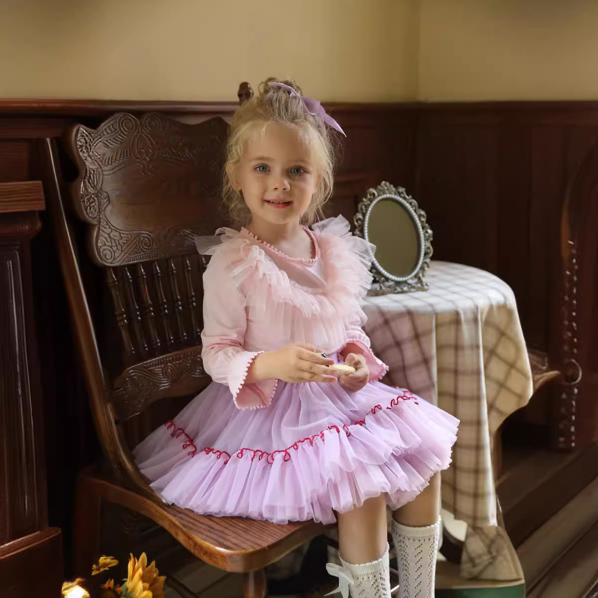 跨境新款女童tutu裙夏季新品女孩半身裙 儿童网纱蓬蓬