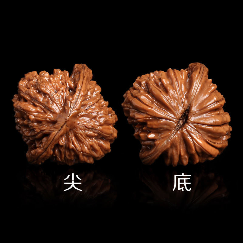文玩核桃特大四座狮子头一对官帽麻核桃手把玩满天星-阿里巴巴