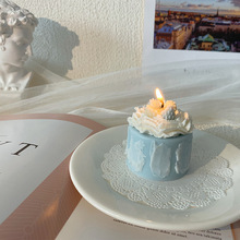 小蛋糕香薰蜡烛diy创意伴手礼生日礼盒装饰摆件生日香氛蜡烛