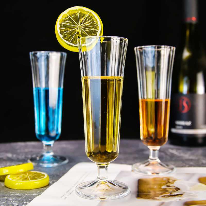厂家水晶玻璃高脚香槟杯创意起泡酒杯高颜值葡萄酒杯洋酒杯子批发