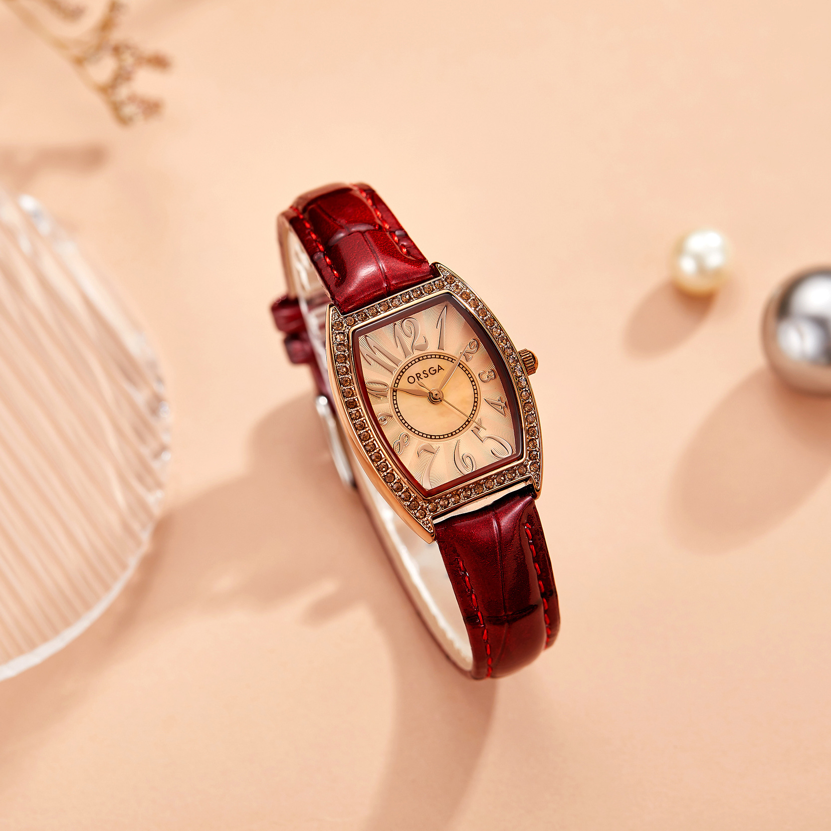 orsga欧士茄精品女士手表9311l 2022抖音爆款新品时尚女表厂家