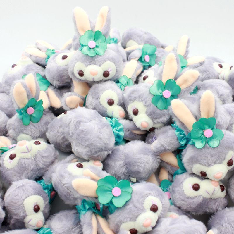 厂家现货新款网红达菲兔子史黛拉星黛露包包挂件毛绒玩具可爱挂饰