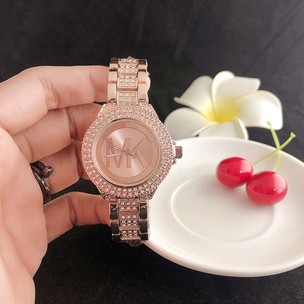 小众金色日内瓦女款首饰手表欧美潮牌抖音同款手表镶钻石英女手表