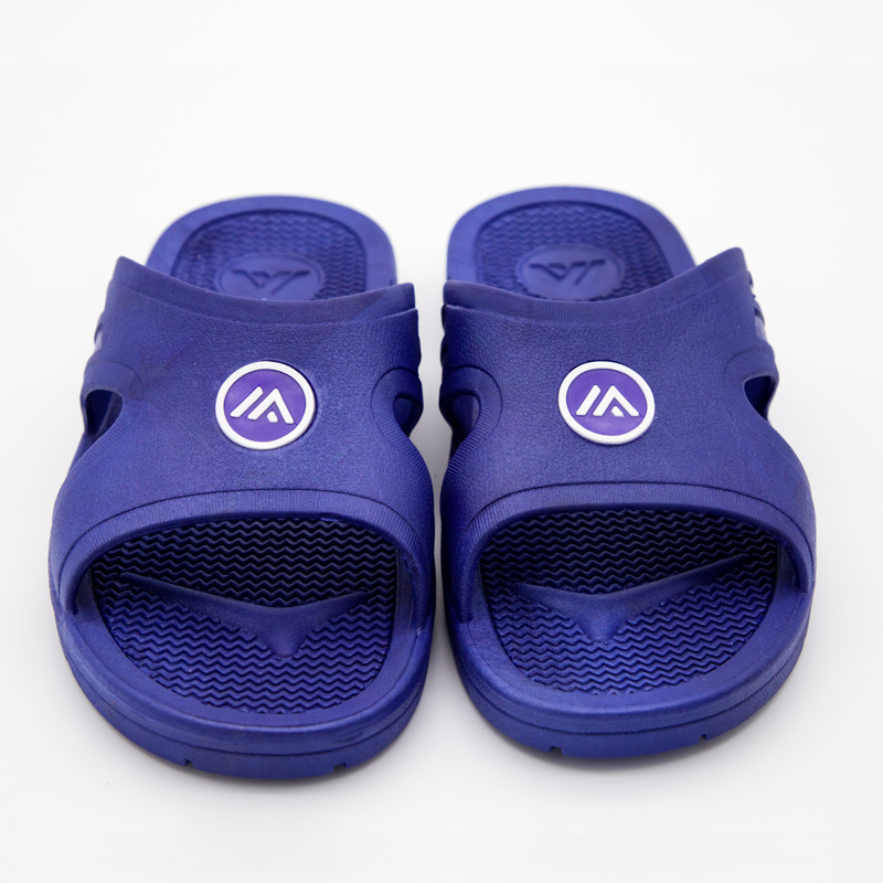 拘留所看守所戒毒所监狱犯人服刑关押人员用凉拖鞋pvc材料铁蓝色