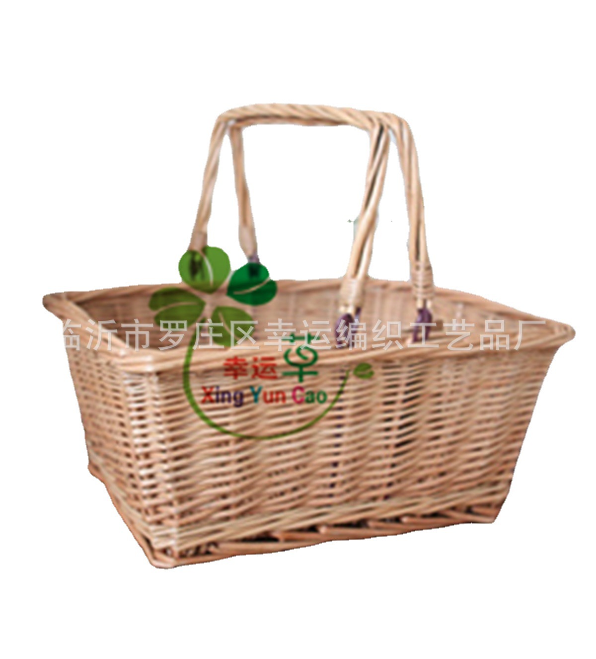 Factory Wholesale Wicker Laundry Basket Hotel Sundries Storage Basket Rattan Including the Lining Cloth Basket