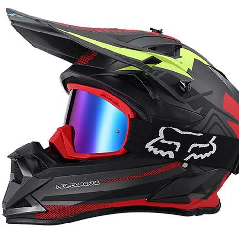 加急发货红牛摩托车机车专业拉力越野头盔山地车赛车速降全盔男女