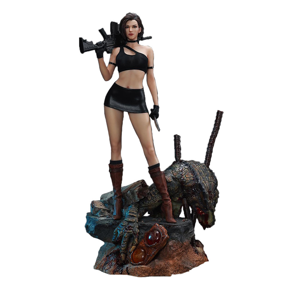 三雷gk 工厂定制 丧尸女猎手 jl 吉尔 gk模型手办雕像