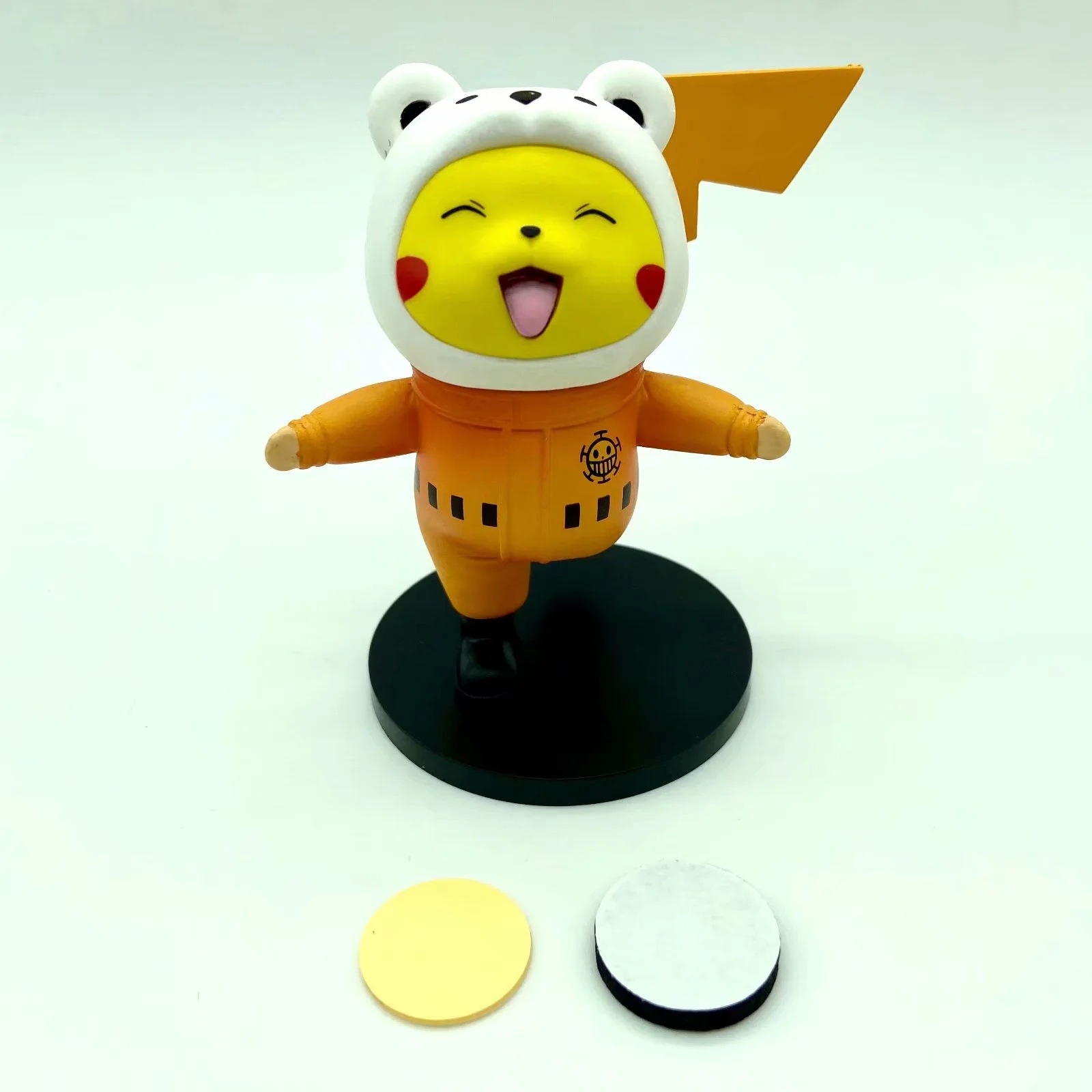 宠物小精灵 口袋妖怪 潮服笑脸皮卡丘 q版公仔 袋装手办