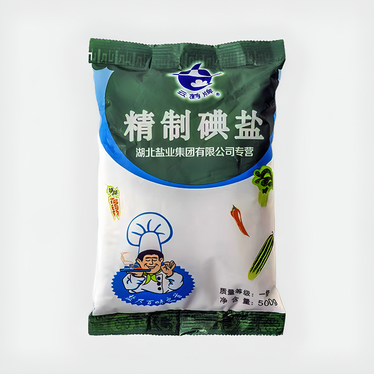 云鹤精制碘盐湖北老盐井矿盐加碘盐食盐家用细盐调味整箱批发