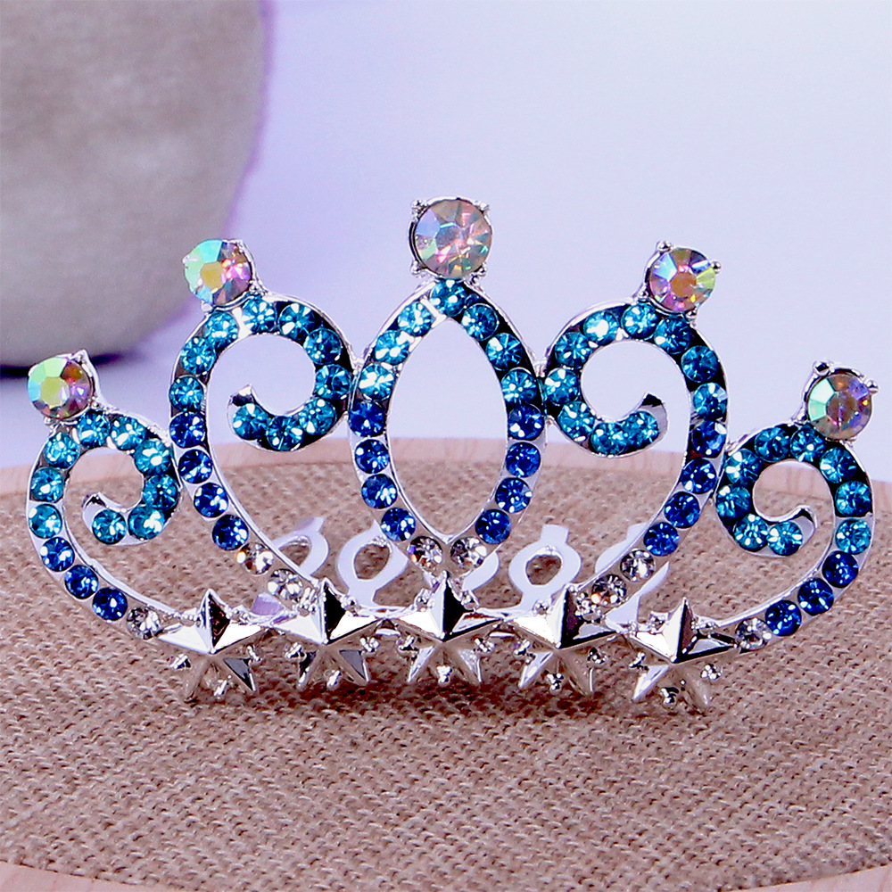 六一儿童节头饰幼儿园礼品小女孩发箍 舞台表演王冠发梳厂家批发