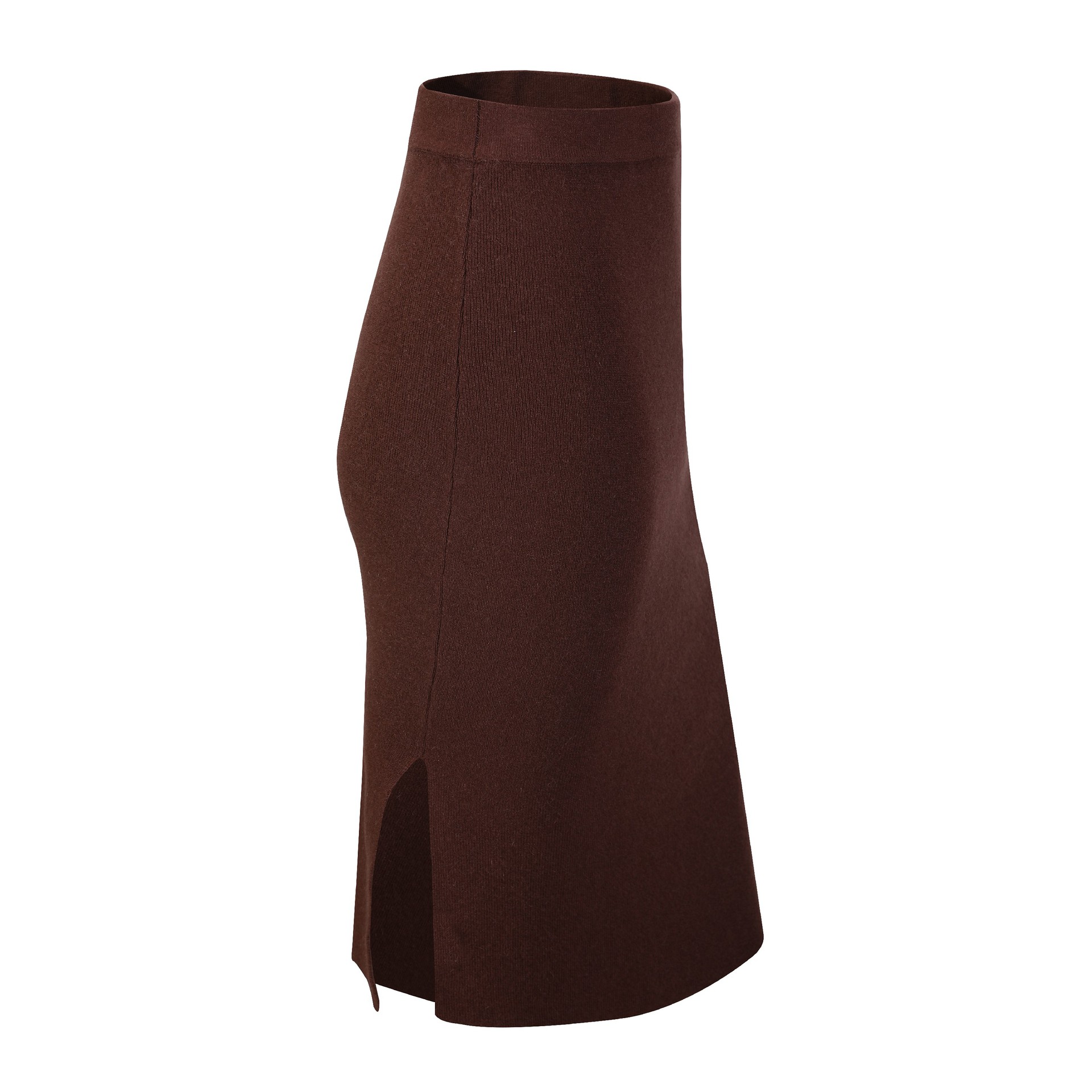 纯羊绒筒裙半身裙打底纯色羊绒女式山羊绒西装裙气质通勤直筒短裙