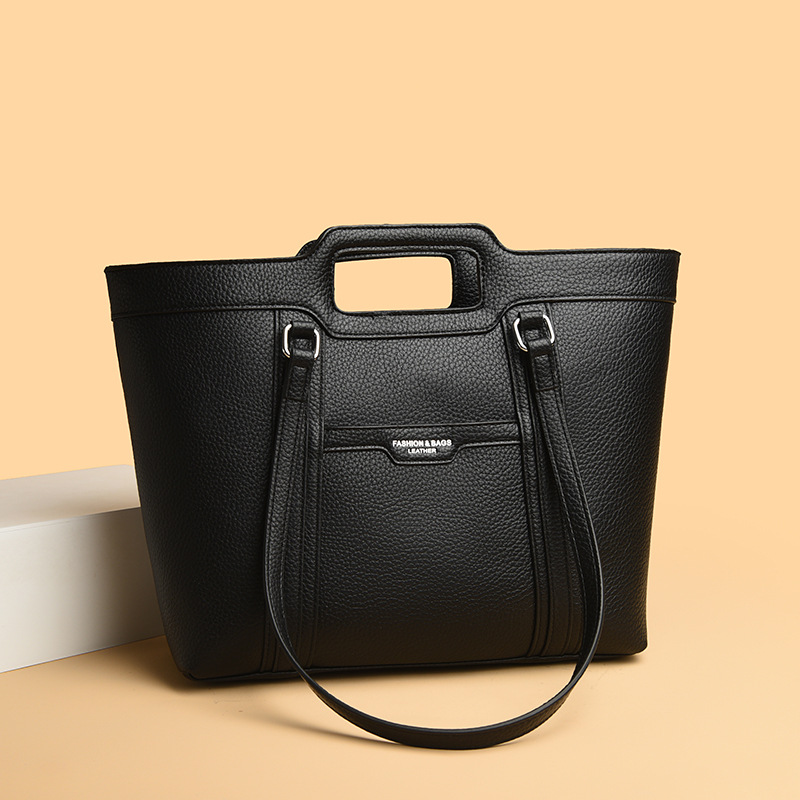 跨境新款包包简约时尚女包复古大容量女士托特包简约时尚手机包包