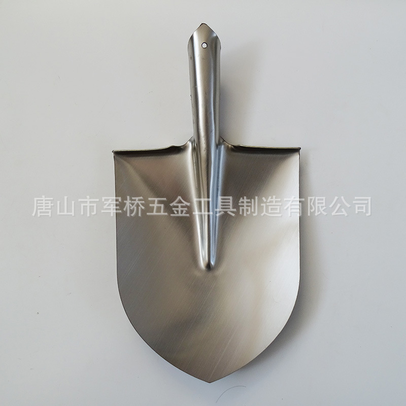 factory wholesale 304 stainless steel spade thickened stainless steel food square shovel pointed spade