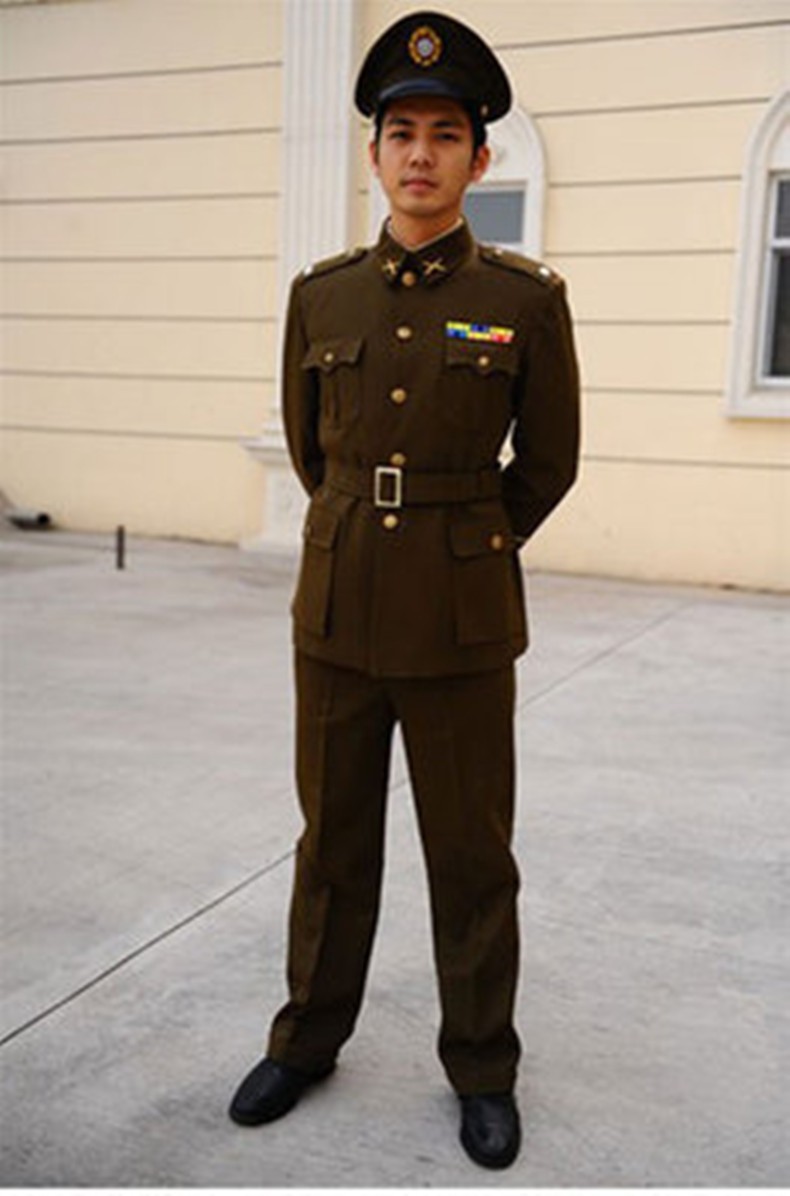 2021民国北伐军装军官服国民党男女特务红军八路军演出服伪军套装